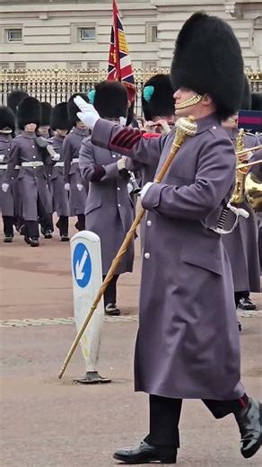 Senior DM leads the Band of the Irish Guards