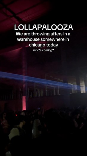 who’s ready for lolla afters? ticket link in bio | REDLINE