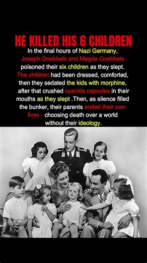 The Last Night of the Goebbels Family #shorts #nazigermany #ww2