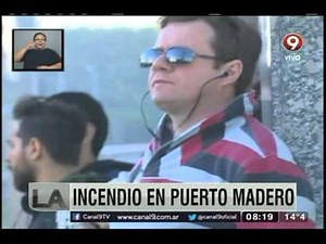Incendio en Puerto Madero