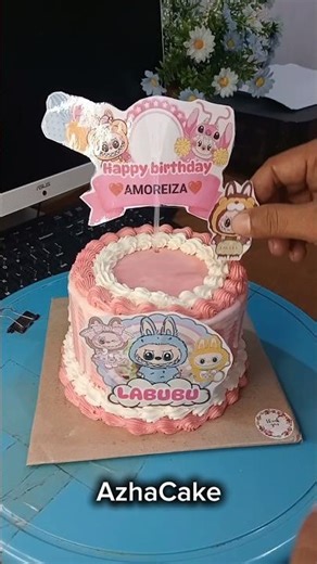 pink pumpkin cake decoration tutorial🤗#cake #beautifulcake #cakedecorating #shorts