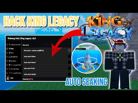 Cách hack king legacy update 10 script full tính năng cực bá trên điện thoại