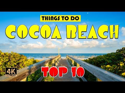 Cocoa Beach (Florida) ᐈ Fun Things to do | Best Places to Visit | Cocoa Beach Tour 4K