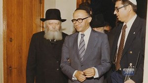 Prime Minister Menachem Begin and the Rebbe