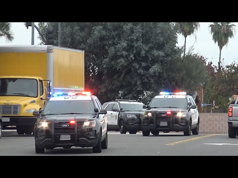 LASD Responding Code 3 to a Burglary // Deputy Involved in a Fight