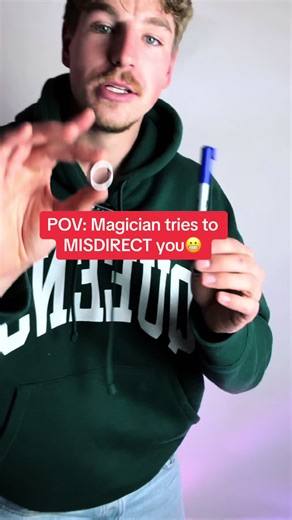 Magician's Sleight of Hand Trick with Ring