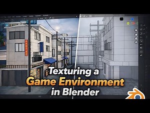 How to Texture a Game Environment in Blender (Beginner to Pro) part 13