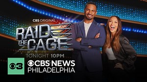 New episode of game show “Raid the Cage” on CBS Philadelphia at 10 p.m.