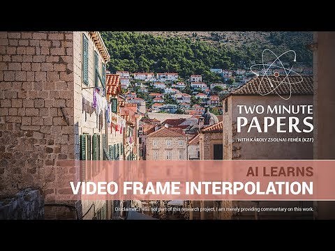 AI Learns Video Frame Interpolation | Two Minute Papers #197