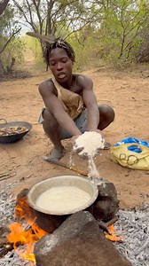 Cooking Ugali with the Hadzabe Tribe: A Traditional Meal in Tanzania #hadzabe #hadzabetribe | Musa Herry