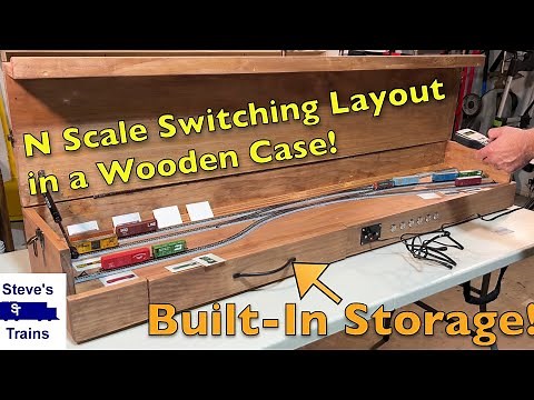 Build an N Scale Switching Layout in a Wooden Case!