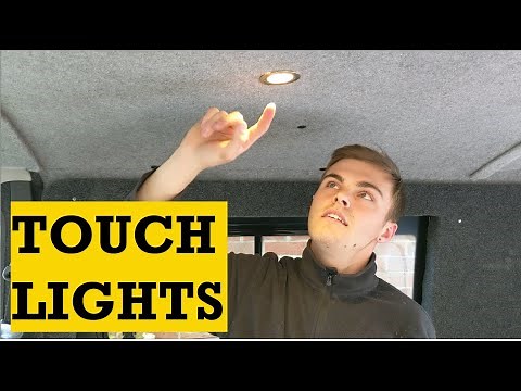 12V LED TOUCH SPOT LIGHTS INSTALL - T4 CAMPERVAN