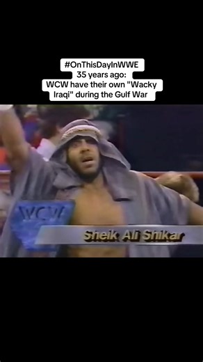 WCW's Wacky Iraqi: Sheikh Ali Shikar Returns During Gulf War