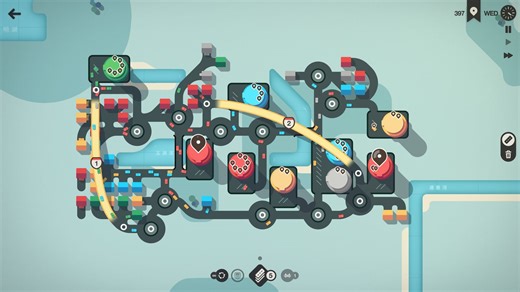 Mini Motorways' Challenge City update adds fun twists on its urban highway planning