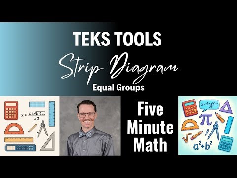 TEKS Tools Strip Diagram: Equal Groups