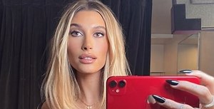 Hailey Bieber Slays In Cannabis Micro String Bikini