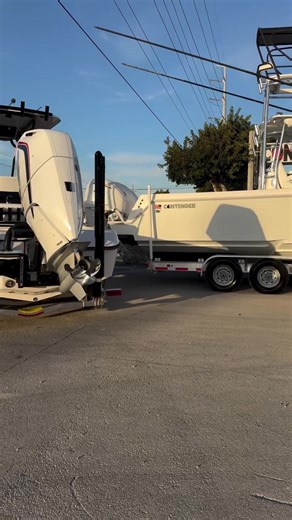 Just rolled in fresh from the factory. A few GTB Edition touches the next couple of days and this nasty whip will be up for grabs. GTB Edition 2026 Contender 26 Bay 400R V10 Mercury🇺🇸 Who's getting a new bay boat for a Christmas present? 🎁 #ContenderBoats #GTBEdition #BayBoatLife #Contender26Bay #MercuryV10