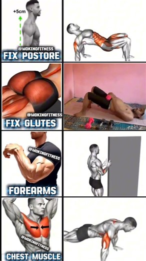 No Gym! Full Upper Body Transformation Workout 🔥#ChestWorkout #Forearms #HipFix #ShoulderDay