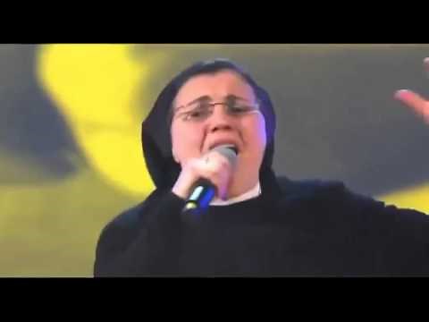 Singing Nun stuns judges with death metal on The Voice Italy.