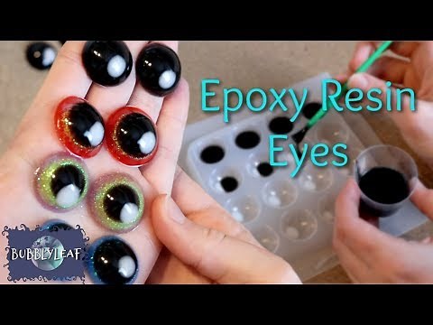 DIY Epoxy Resin Eyes || ArtDoll Tutorial