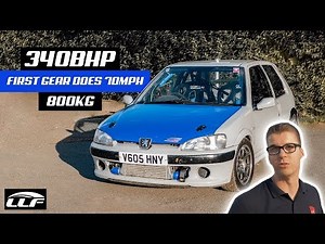 HARRY'S CRAZY! 340BHP PEUGEOT 106 TURBO