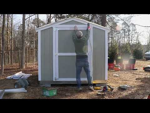 BUILDING A TUFF SHED TIMELAPSED
