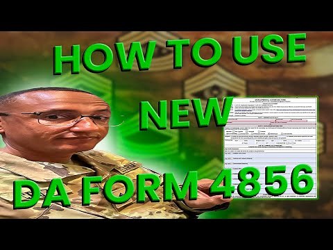 Use new Army Counseling Form - New Counseling Form DA 4856 Explained