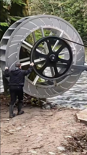 This Wheel Makes Free Electricity! ⚡️