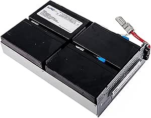APCRBC132-UPC Replacement Battery for APC Smart-UPS 1000VA/1500VA | Compatible with RBC132 & APC UPS Models: SMT1000RM2U, SMT1000RMI2U | 48V 7.2Ah Sealed Lead-Acid Battery – Made by UPC