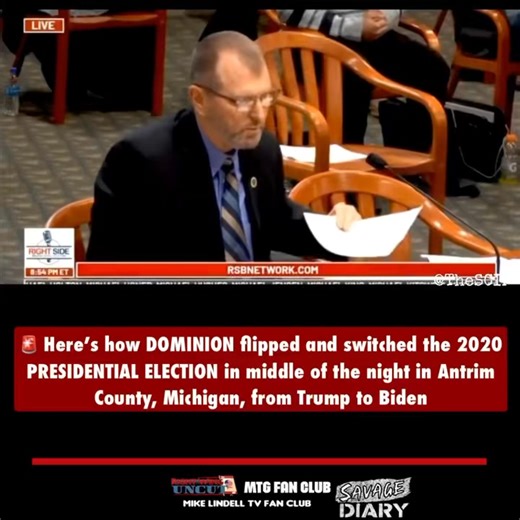 🚨 Here’s how DOMINION flipped and switched the 2020 PRESIDENTIAL ELECTION in middle of the night in Antrim County, Michigan, from Trump to Biden | The Savage Diary