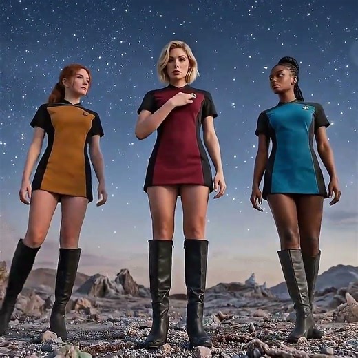 Beam Us Up: TNG Skant Uniforms in 4K | Skant Squad 🚀💫