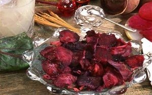 Chips de betterave au barbecue