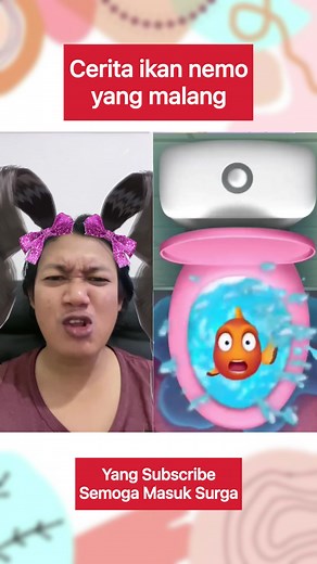 Ikan nemo dibuang di toilet #fyp #reaction #TikTokImpact #funnytiktokvideos #videotiktoklucu