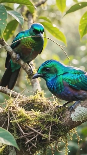 How This Magical Bird Builds Its Nest from Scratch! 🦜🌿 #birds #birdsong #nature #wildlife #viral