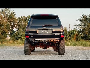 4th gen 4runner Rear bumper cut