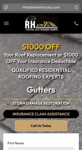 🎯 Thinking about a new roof but not sure how it’ll look? 🔍 Now you can see it before you build it! With our new Roof Visualizer, you can: 📸 Upload or take a photo of your home 🎨 Try out different colors, shingle lines, and styles 💸 Filter by price, features—even wind resistance 🔁 Instantly preview the before and after 💻 Available now at 👉 rhtotalexteriorcorp.com/visualizer 🔨 RH Total Exterior Corp – Exterior excellence, made visible. 📲 Click the link and start visualizing your next pro