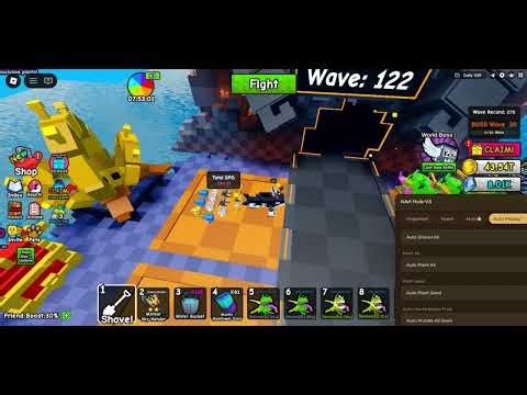 [🌊Tsunami] - Plants brainrot simulator script (KArlHubv3) showcase