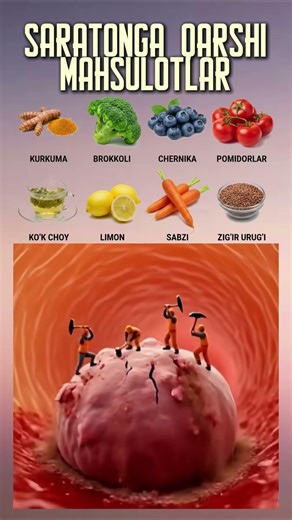 SARATONGA UCHRAMASLIK UCHUN DOIM SHU MAHSULOTLARI ISTE'MOL QILING!