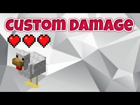 Custom Damage Amounts in Minecraft