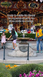 The Return of the Sword in the Stone! #KingArthur #SwordInTheStone #Challenge #Disney #Disneyland #DisneyParks #DisneyMagic #DisneyAdventures Disneyland | Elijah Bergwitz