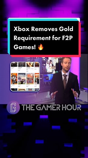 Microsoft removes the Xbox Live Gold Requirement to play F2P Multiplayer Games! 🔥 #thegamerhour #xbox #freetoplay #gamingnews #gaming #games #gamers
