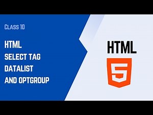 📝 HTML Form Elements Explained | Select Tag, Optgroup, Datalist & Textarea | Beginner Guide