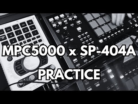 Akai MPC5000 x SP404A Beatmaking (Still Learning the 5000 😅)