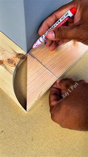 steps to take note in measuring the angle of wood #woodworking #woodscraft #wood #wooddesigner #diy