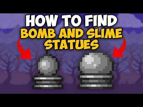 Terraria How To Get Slime And Bomb Statue | Slime And Bomb Statue Seed 1.4.4.9