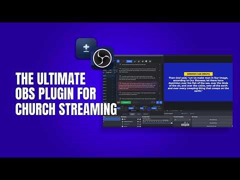 This OBS Tool Will Transform Your Church Live Stream | Bible Song Pro