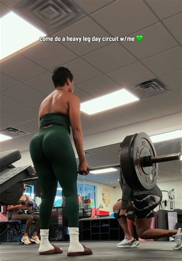 Heavy Leg Day Circuit Workout for Moms — Full Gym Routine