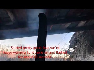 john deere 5075e cold start.