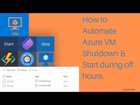 How to Automate Azure VM Shutdown & Start during off hours to reduce costs |VM Auto Start OFF| 2023