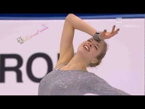 Nice 2012 ICE - LADIES FP -22/26- ORO Carolina KOSTNER - 31/03/2012